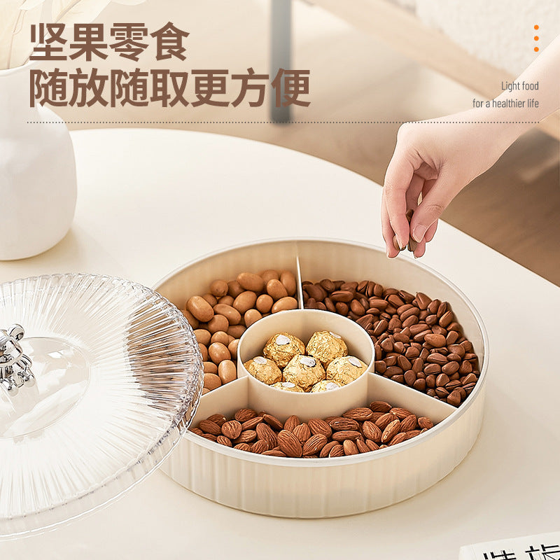 Light luxury fruit plate household living room coffee table fruit plate candy box snack plate placed dried fruit plate candy plate storage box