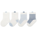 Baby elephant baby socks combed cotton kidsknee socks boneless plaid non-feet loose mouth infant socks