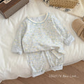 Kids' cotton thermal underwear set - spring/autumn long johns for boys and girls - baby class a pure cotton base layer pajamas/loungewear