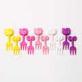 cartoon fruit fork set - cute animal creative fruit picks, bento fruit forks, dessert forks - wholesale