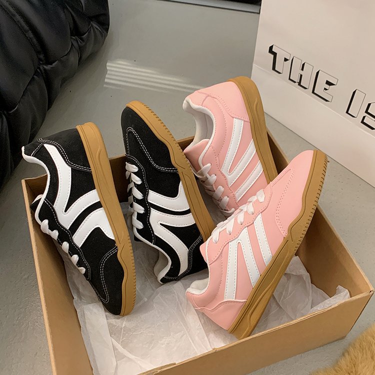 plus size women's german training shoes sneakers  new arrivalfashionretro color matching flatsflats women's wholesale