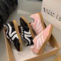 plus size women's german training shoes sneakers  new arrivalfashionretro color matching flatsflats women's wholesale