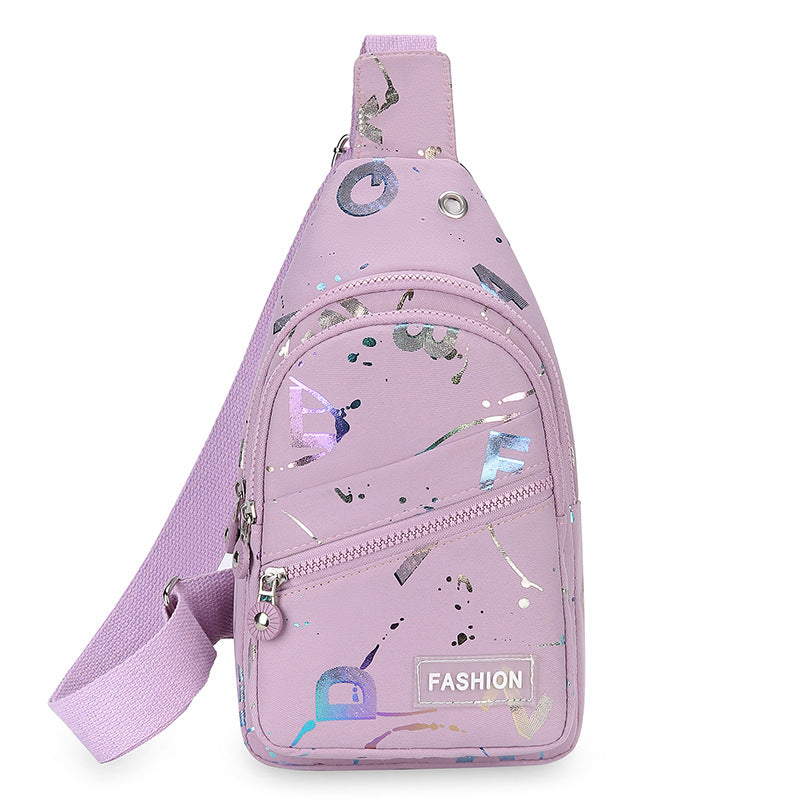 New Fashion Crossbody Small Backpack Light Casual Anti-splashing Versatile Chest Shoulder Bag Women's Travel Crossbody Bag