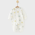 Wholesale baby rompers - spring/autumn pure cotton newborn long sleeve crawling suit 0-2 years old sleepwear baby onesie autumn outfit