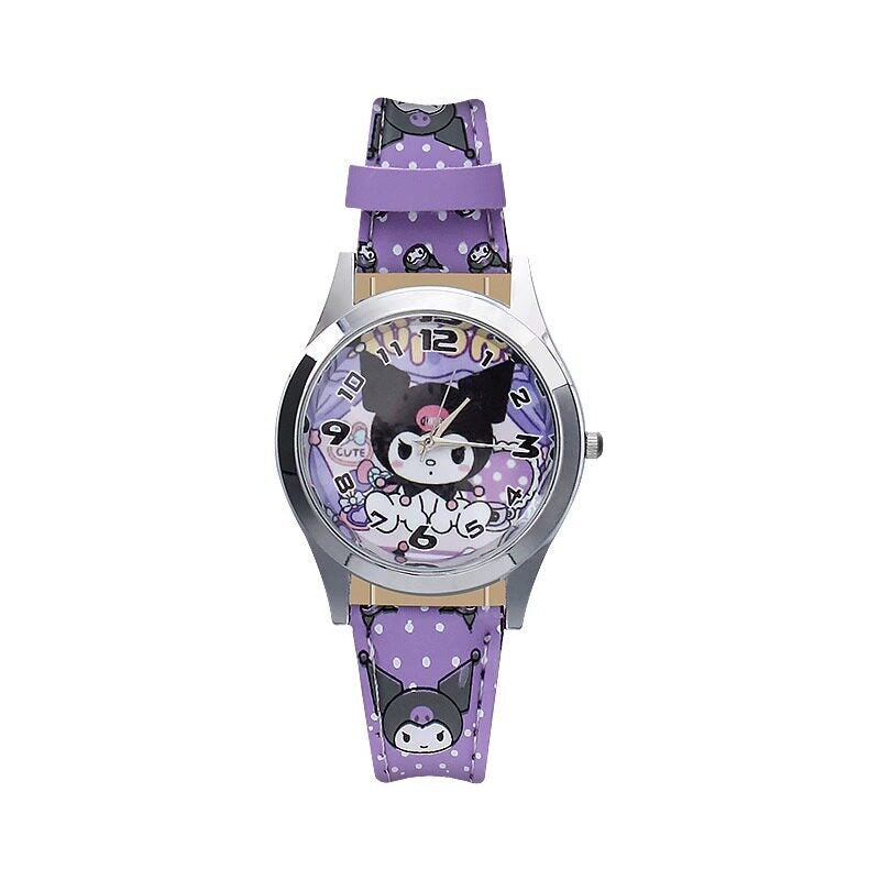 Kuromi watch girls kids toys 3 years old kindergarten baby melody cartoon digital watch jade gui dog