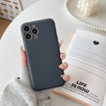 New iphone 16 case, soap-like liquid tpu solid color full coverage protective case for apple 15 pro max