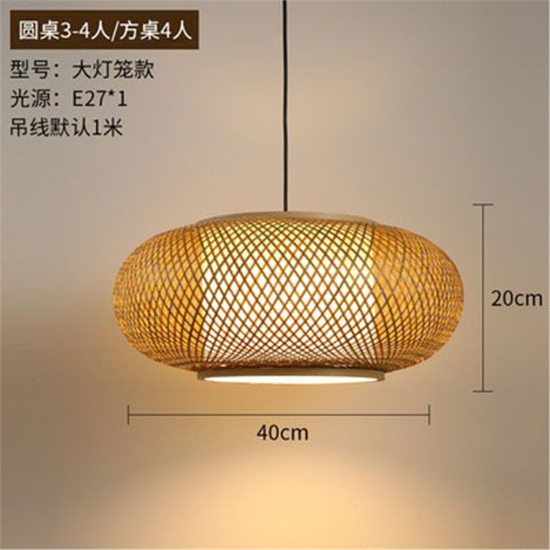 Lantern bamboo art chandelier bar b&b tea room hot pot restaurant restaurant casual japanese restaurant bamboo dining room lighting
