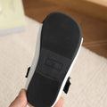 Vancahao girls' leather shoes -  spring/autumn new collection: stylish flats, princess shoes, korean style, soft sole single shoes for girls