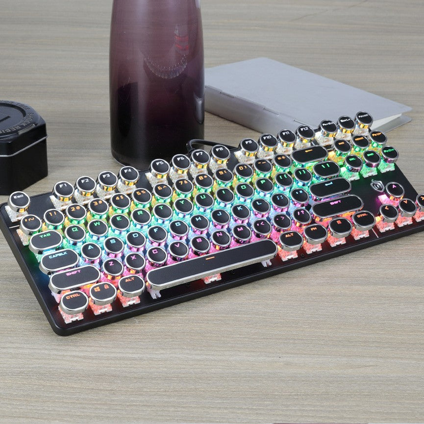 Meishang e-family 917 punk mechanical keyboard 87-key gaming keyboard office keyboard aliexpress ebay amazon