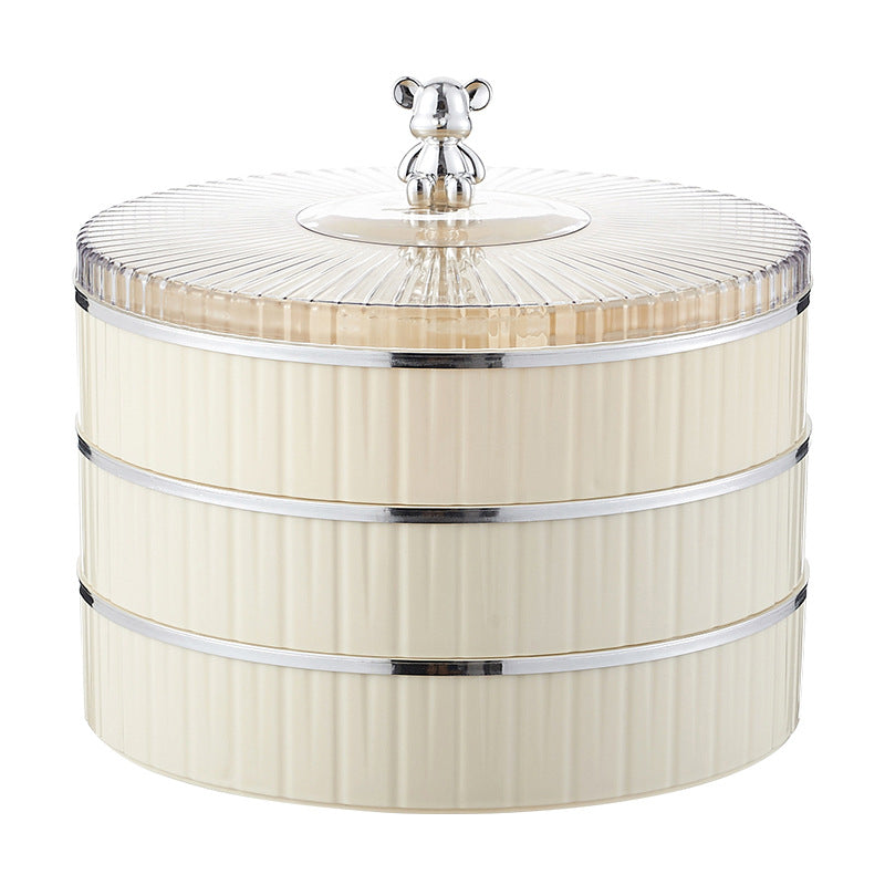 Light luxury fruit plate household living room coffee table fruit plate candy box snack plate placed dried fruit plate candy plate storage box