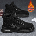 Northeast cotton shoesmenwinternon-slipfleece-linedheattechthickened snow boots men's high-top workwear labor protection boots