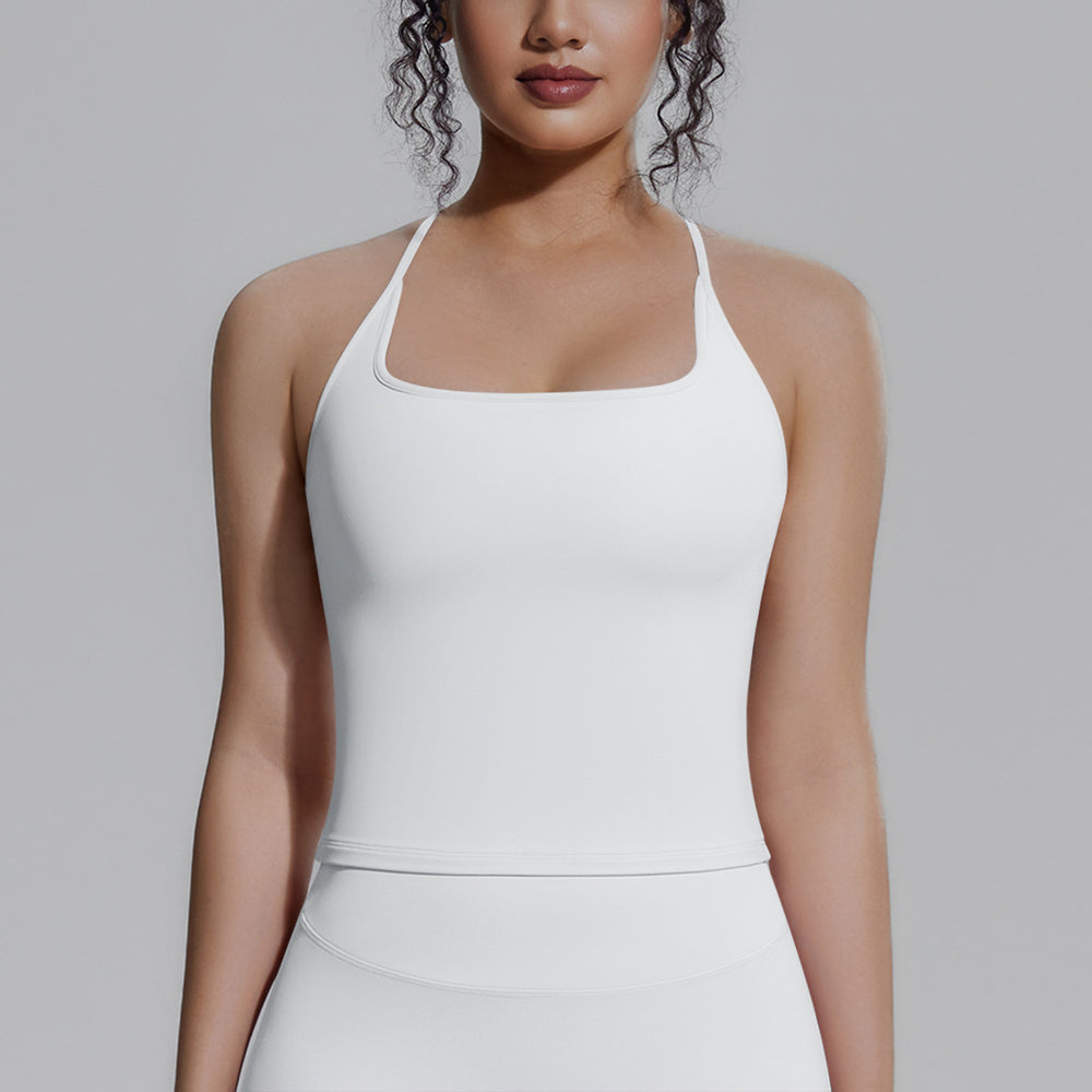 new arrival tight sports intimates women's padded i-shaped back yoga tops pilates fitness vest