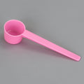 Bulk: 10ml flat bottom measuring spoon solid pink