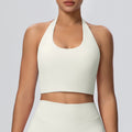 New arrival cross-border beautiful back halterintimates yoga bra bubble wrap running fitness vest halter suspender yoga clothes for women