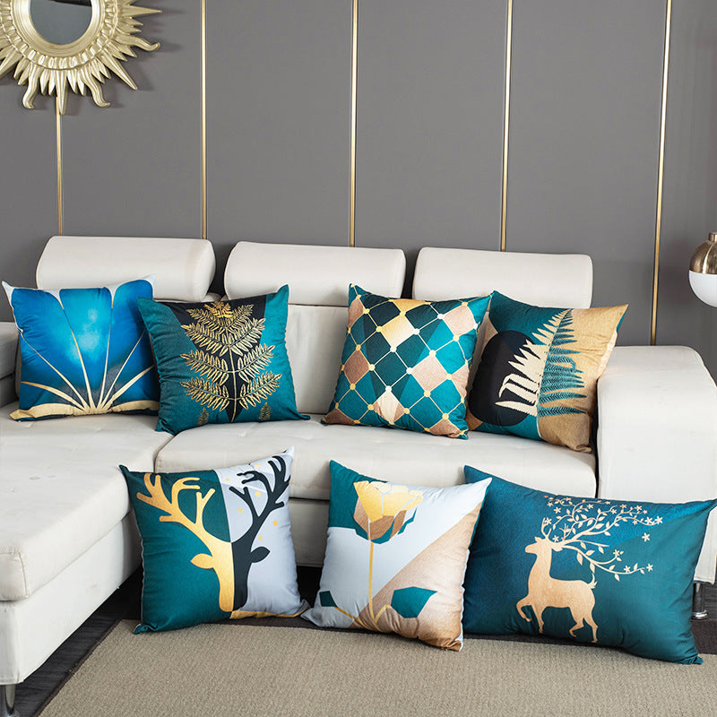 Nordic sofa throw pillow cover, light luxury high-end living room office decorative cushion, bed headrest cushion, wholesale from manufacturer
