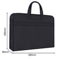 Large capacity double-layer office briefcase laptop bag conference document bag men's bag file bag business portfolio with printing option