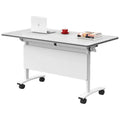 Saint li folding training table and chair mobile office desk bench table patchwork conference table student desk