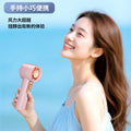2026 new high-speed handheld fan, usb powered, mini digital display, portable mini desktop usb rechargeable