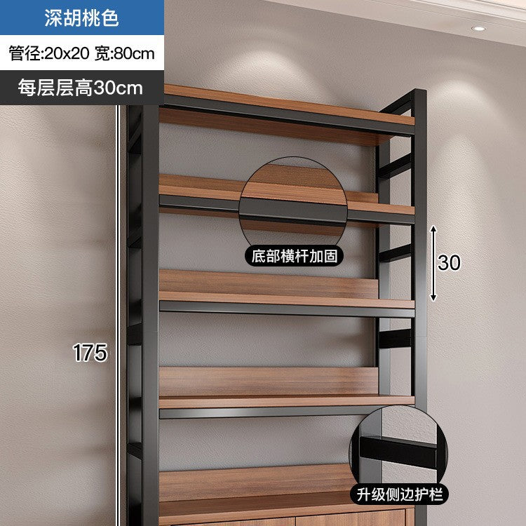 Shelf Multi-layer storage shelf Floor-to-ceiling office locker Shelf Layered shelf Living room display Cabinet with door