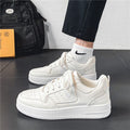 2025 new spring men's white sneakers breathable casual skate shoes athletic ins trendy low-top running shoes for men