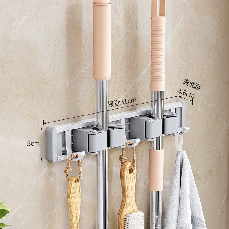 Gun gray hook, no need to punch holes, strong adhesive wall, bathroom towel wall hanging, bathroom kitchen coat hook