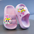 Kids' cartoon bath slippers - non-slip, indoor, summer, soft sole, cute slides for boys and girls
