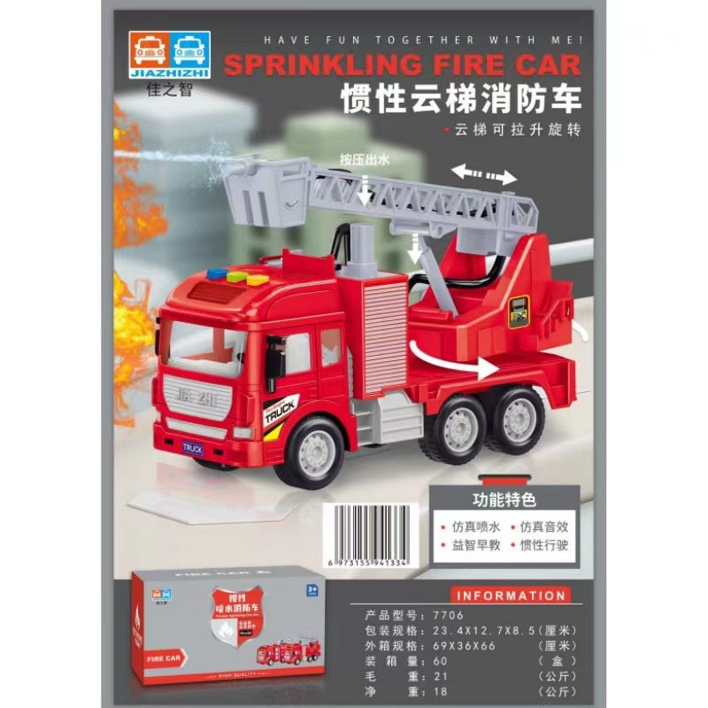 simulation engineering vehicle series multi-functional school bus mixer truck kids early education educational toy car model gift