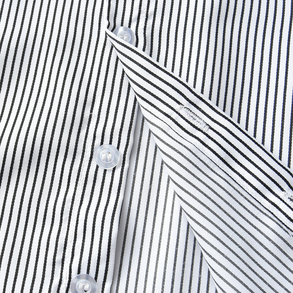 Boys' fall outfit: striped shirt for autumn, british style birthday dress, kids' runway performance costume