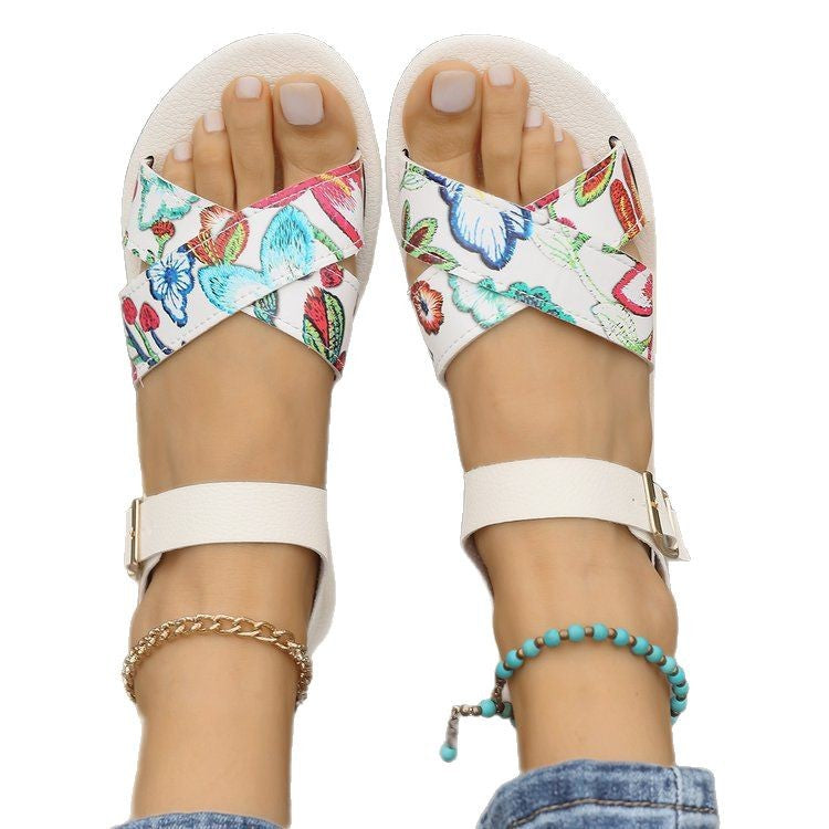 export plus size high heel women's sandals - new summer open toe casual retro peep-toe sandals for women