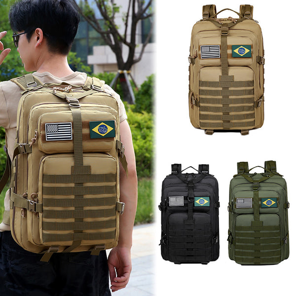 Military bag Large capacity men's off-road camping Hiking bag Mountaineering bag Outdoor tactical backpack Backpack