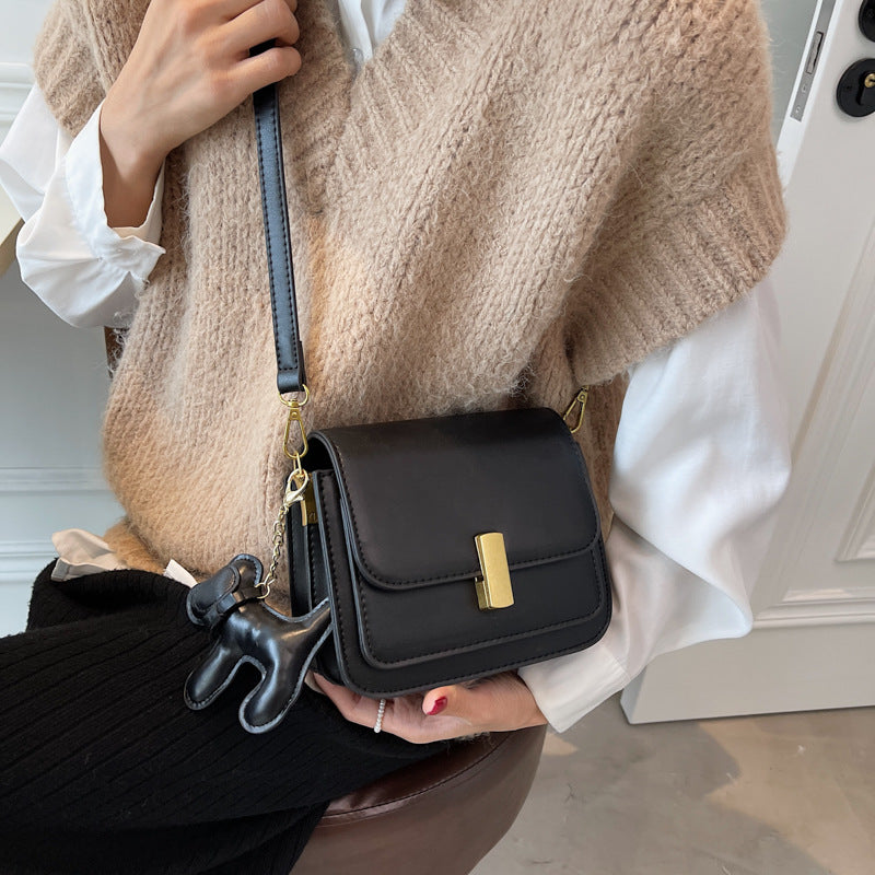 Cross-border customized small bag women's 2025 new versatile fashion messenger bag texture fashionable commuter shoulder small square bag