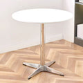Minimalist particleboard dining table - perfect for cafes, bubble tea shops, small spaces, home use, balconies, outdoor dining, and business meetings