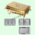 Amazon stainless steel alcohol stove cross-border buffet stove alcohol heating meal stove restaurant buffet stove foldable
