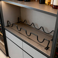 Bar wall wine bottle rack living room hanging bar bar wine cabinet creative industrial style casual iron wine bottle rack