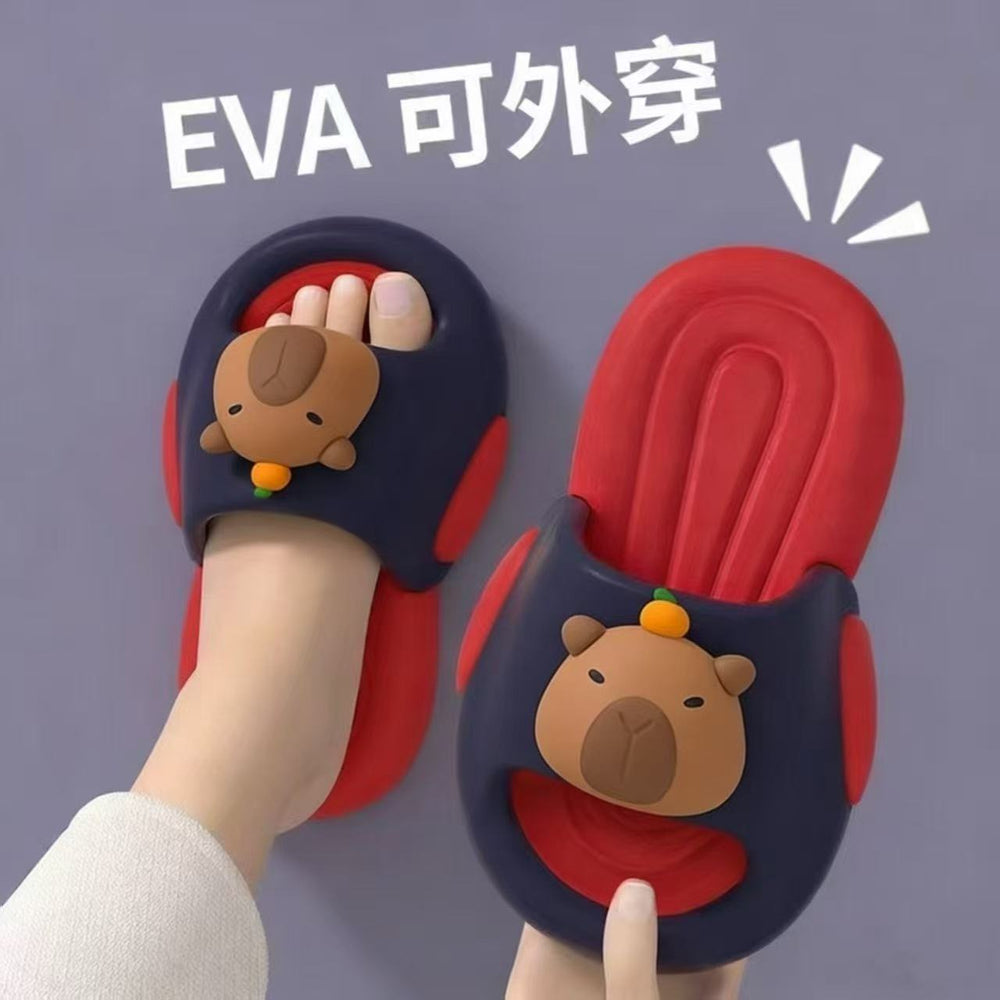 Eva unicorn kids' slippers - princess style, non-slip, breathable, odor-resistant, soft sole, baby outdoor sandals for girls