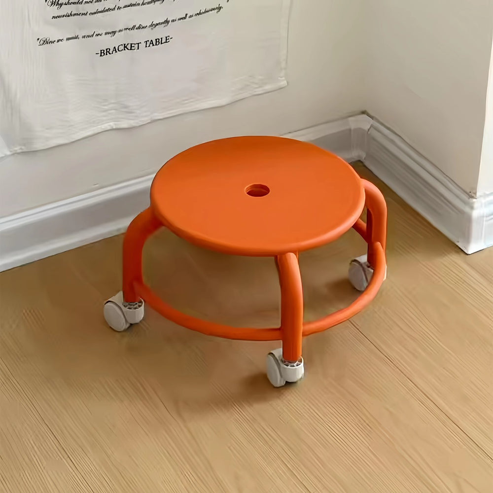 Swivel stool - heavy duty, durable, and portable. perfect for home use: ideal as a small stool, shoe bench, or step stool for adults and children. features smooth rolling casters for easy mobility