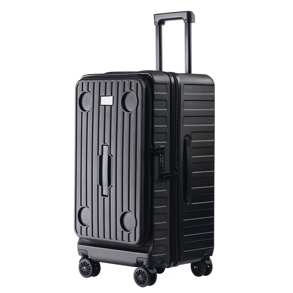 Large size five-wheel outdoor trolley case 26-inch anti-drop large-capacity suitcase Side open full-pass multi-functional suitcase