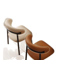 Dining chair training chair backrest stool accessible luxuryclassy rental room dining room italian iron casual training chair no