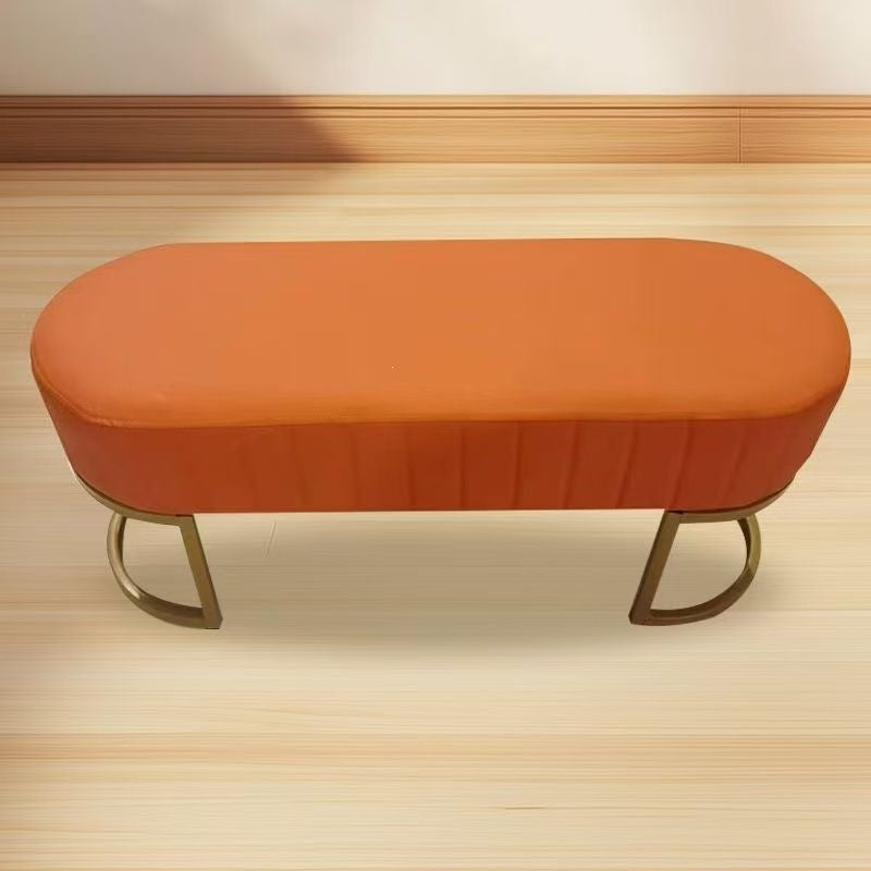 Clothing store shoe trying stool, fitting room, shopping mall rest stool, shoe changing stool, long bed end stool, for home doorway bench