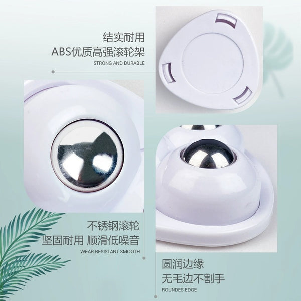 Paste type universal ball pulley wheel silent movable small wheels household hardware accessories wear-resistant load-bearing casters
