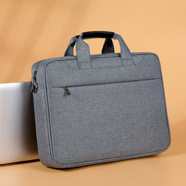 Thickened briefcase men's simple business office computer bag anti-splashing business large-capacity men's handle briefcase