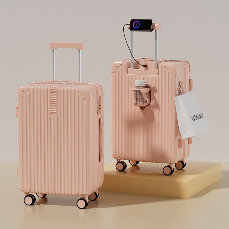 New child and mother suitcase silent universal wheel 20 inch boarding case large capacity trolley case 26 inch wedding case password