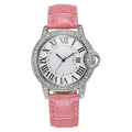 2025 new fashion diamond-studded women's watch with leather strap - quartz wristwatch, direct from manufacturer, ready to ship, dropshipping available