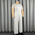 fashiontrendypatchwork beaded jumpsuit silmslimming look party banquet dress jumpsuit