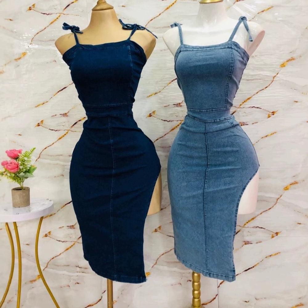 Vestido jeans denim skirt women's long skirt wholesale denim skirts women's skirt wholesale