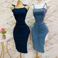 Vestido jeans denim skirt women's long skirt wholesale denim skirts women's skirt wholesale