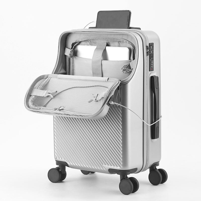 special supply, open luggage before business, multi-functional large-capacity trolley case, travel light password case