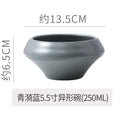 5.3inch bowl of gray orchid