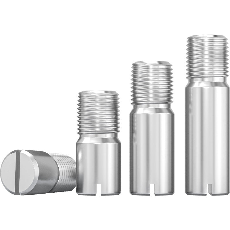 304 stainless steel GB878 one-character groove external thread cylindrical pin positioning pin M2M2.5M3M4M5M6M8M10