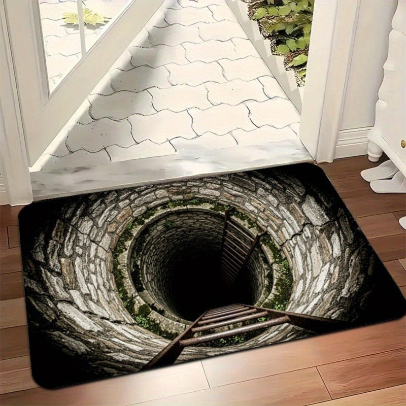 3d visual trap floor mat bathroom absorbent mat non-slip foot mat entrance door mat entrance door mat